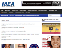 Tablet Screenshot of meamagazine.com